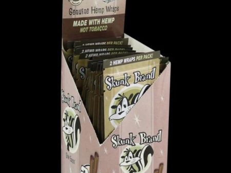 Skunk Slow Burning Hemp Blunt Wrap - 24 Pack For Cheap