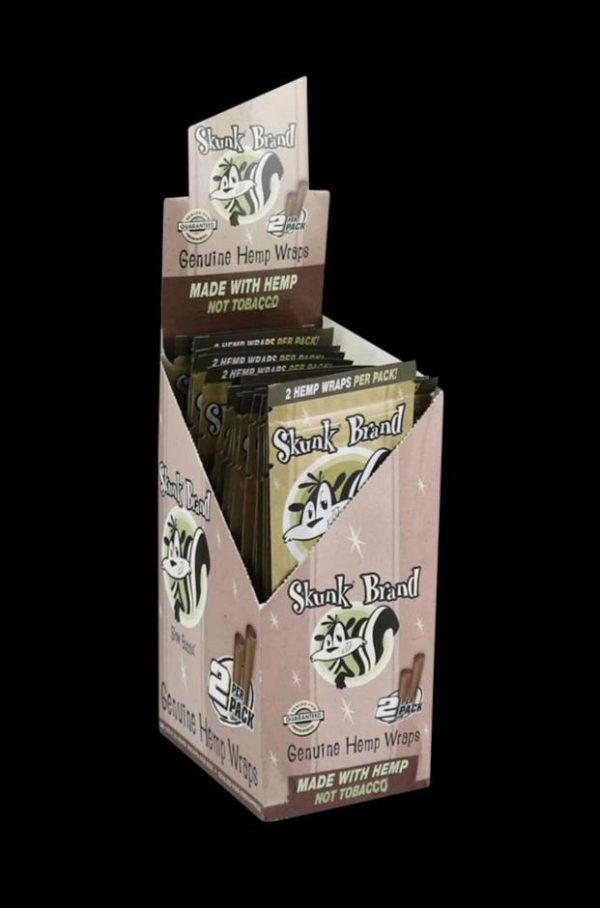 Skunk Slow Burning Hemp Blunt Wrap - 24 Pack For Cheap