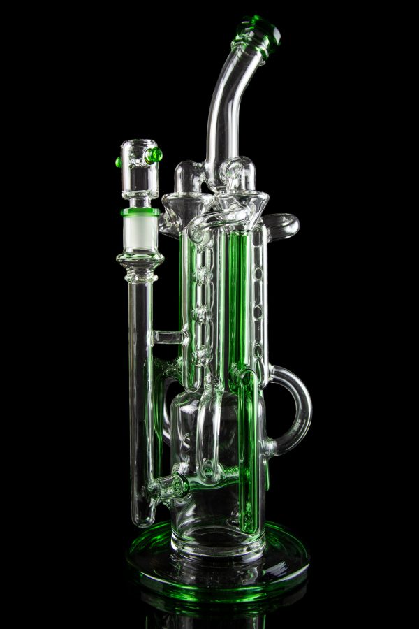 The  Space Station  Recycler Water Bong with Inline Perc For Cheap