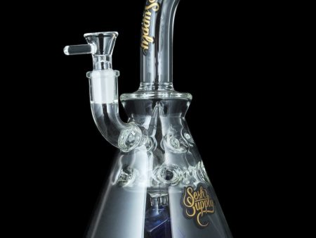 Sesh Supply  Demetra  Fab Egg Beaker With Cube Perc Online Sale