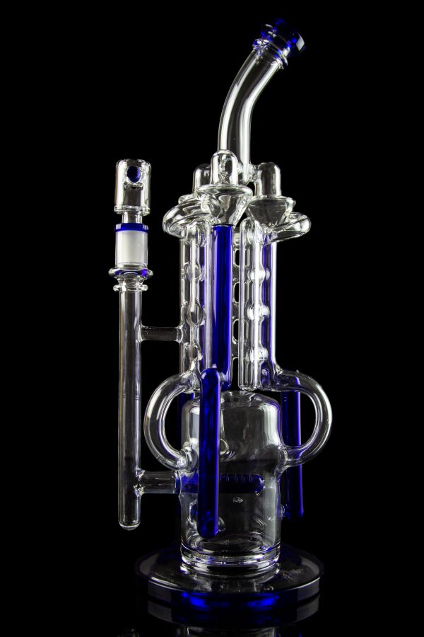 The  Space Station  Recycler Water Bong with Inline Perc For Cheap