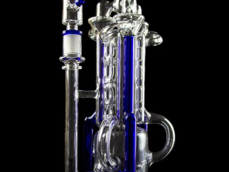 The  Space Station  Recycler Water Bong with Inline Perc For Cheap