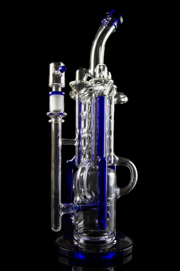 The  Space Station  Recycler Water Bong with Inline Perc For Cheap