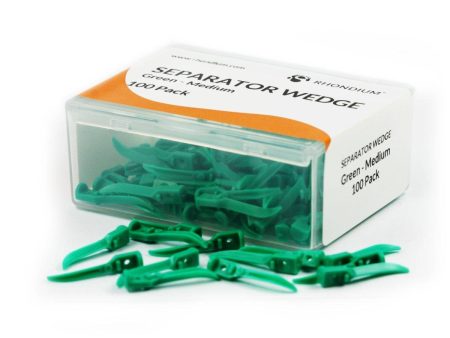 Separator Wedge - Medium - Green - 100 Pack Online Hot Sale