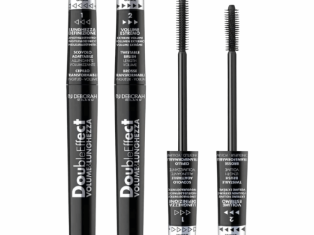 Deborah Milano Mascara Double Effect Nero - Black Supply