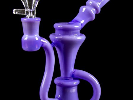 Funky Opaque Recycler Bong Online Hot Sale