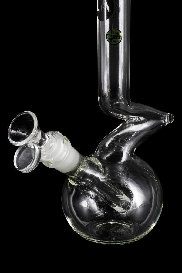 LA Pipes Bubble Base Zong Neck Water Pipe - Simply Guy Discount