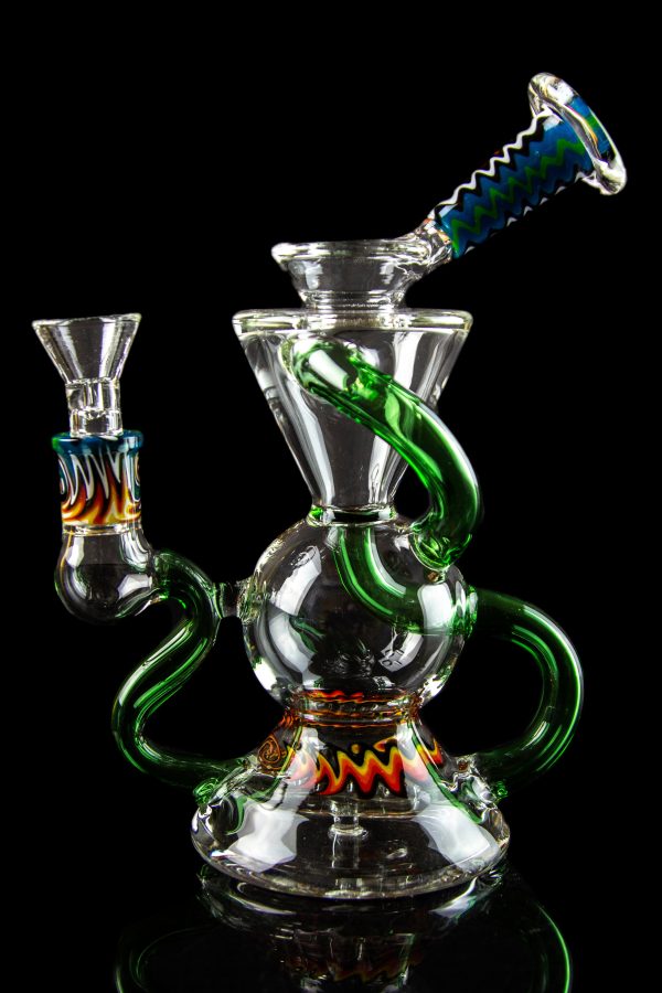 The  Silent Klein  Recycler With Inline Perc & Wig Wag Accents Online