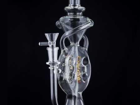 BoroTech Glass  Eir  Stacked Swiss Recycler with Inverted Perc Sale