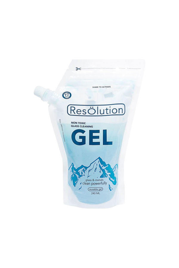 Resolution Gel Bag Cleaner for Glass Fashion