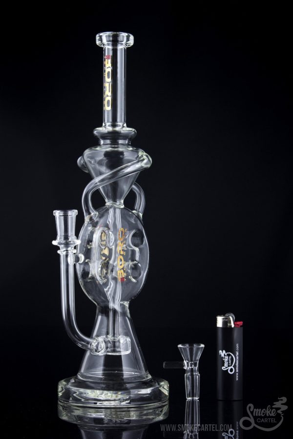 BoroTech Glass  Eir  Stacked Swiss Recycler with Inverted Perc Sale