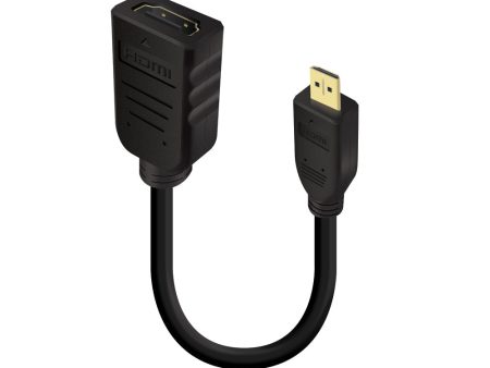 15cm Micro HDMI (M) to HDMI (F) Adapter - Male to Female Online Sale