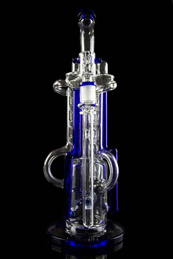 The  Space Station  Recycler Water Bong with Inline Perc For Cheap