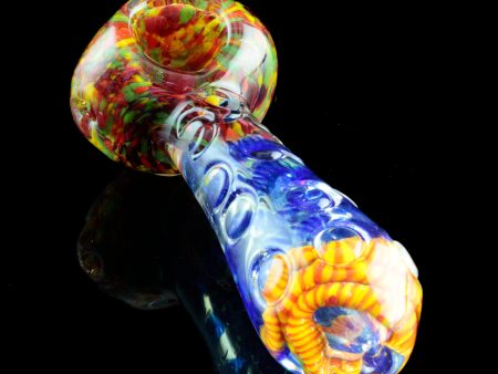 4.5 inch Marble Holed Hand Pipe For Sale