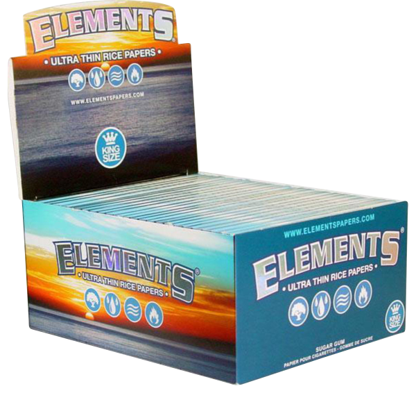 Elements Kingsize Ultra Thin Rolling Papers - 50 Pack Online Hot Sale