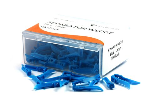 Separator Wedge - Extra Large - Blue - 100 Pack Supply