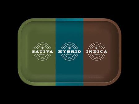 Sativa, Hybrid, Indica Rolling Tray For Discount