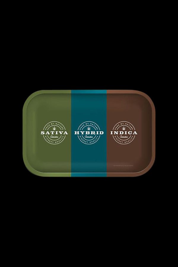 Sativa, Hybrid, Indica Rolling Tray For Discount