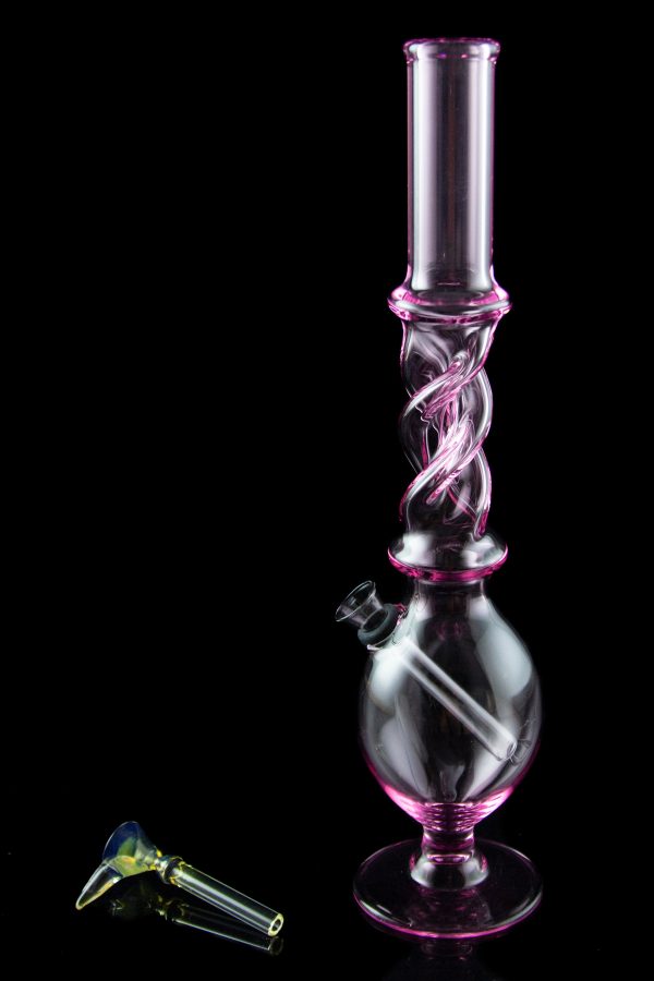 The  Squid  Color Swirl Twisted Neck Water Bong Sale