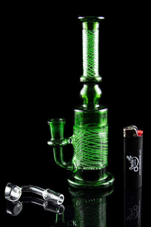 Pulsar  Dab Swirl  Twisted Worked Oil Rig For Cheap