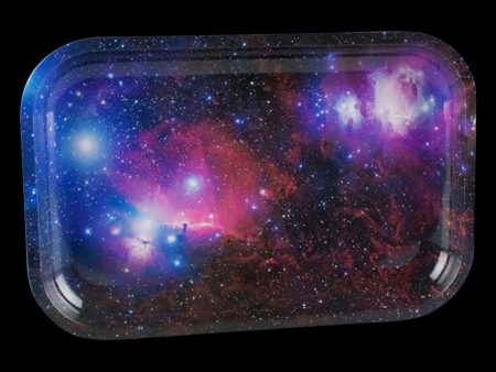 Metal  Galaxy  Cosmic Rolling Tray For Sale