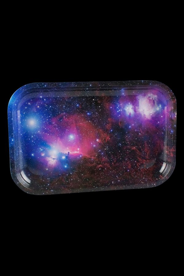 Metal  Galaxy  Cosmic Rolling Tray For Sale