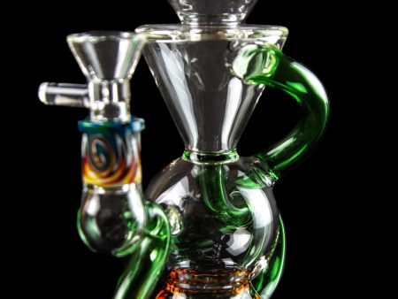 The  Silent Klein  Recycler With Inline Perc & Wig Wag Accents Online