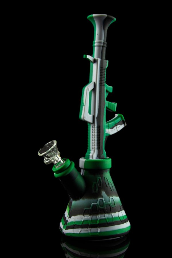 The  Machine Gun  Silicone Water Pipe Online Hot Sale