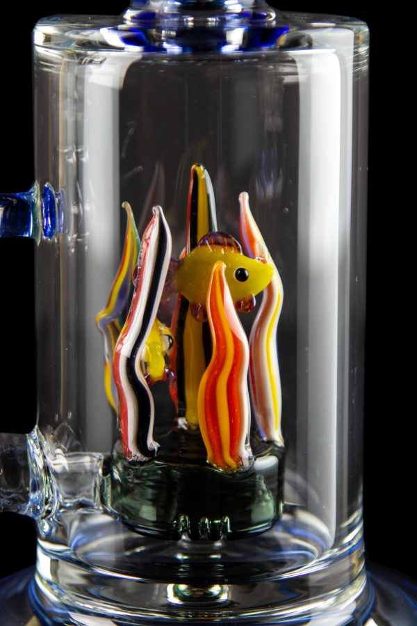 Pulsar  Coral Reef  Sea Themed Fat Can Dab Rig Online Sale