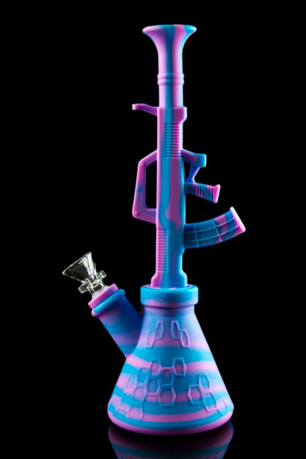 The  Machine Gun  Silicone Water Pipe Online Hot Sale