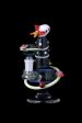 Empire Glassworks Rocket Ship Worked Mini Rig with Dichroic Accents For Discount