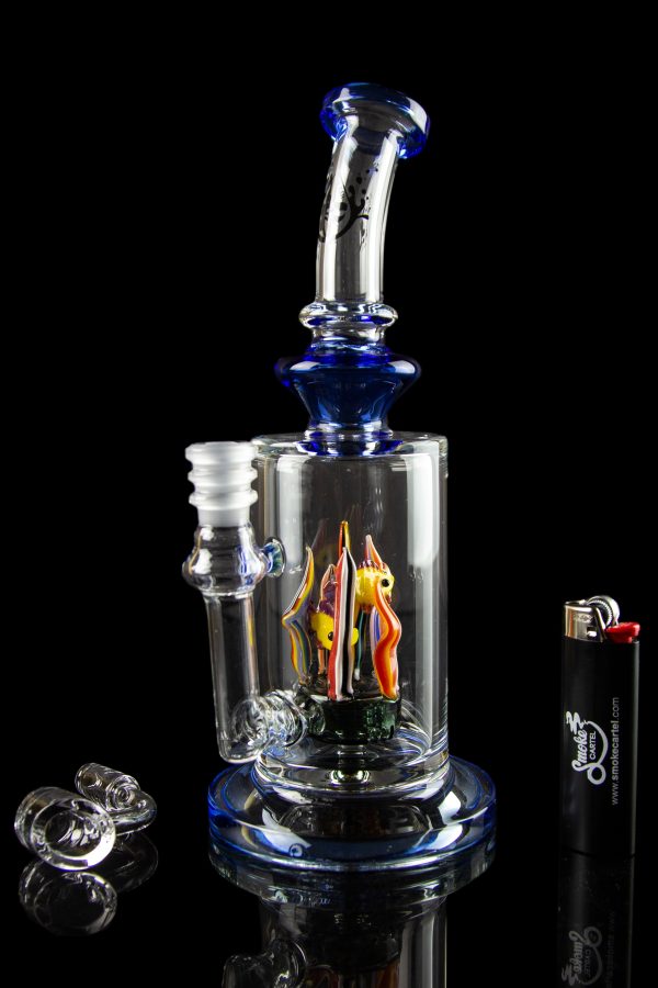 Pulsar  Coral Reef  Sea Themed Fat Can Dab Rig Online Sale