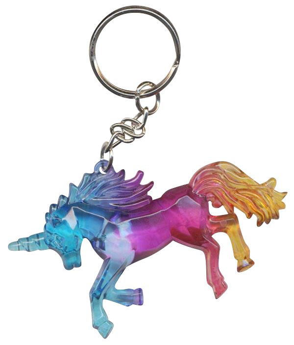 Jewel Unicorn Key Ring on Sale