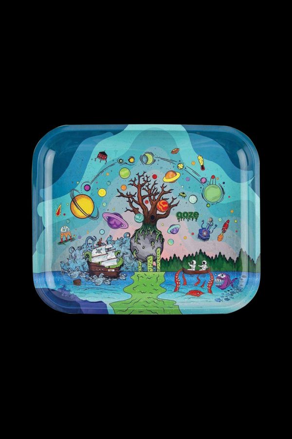 Ooze  Tree of Life  Rolling Tray Hot on Sale