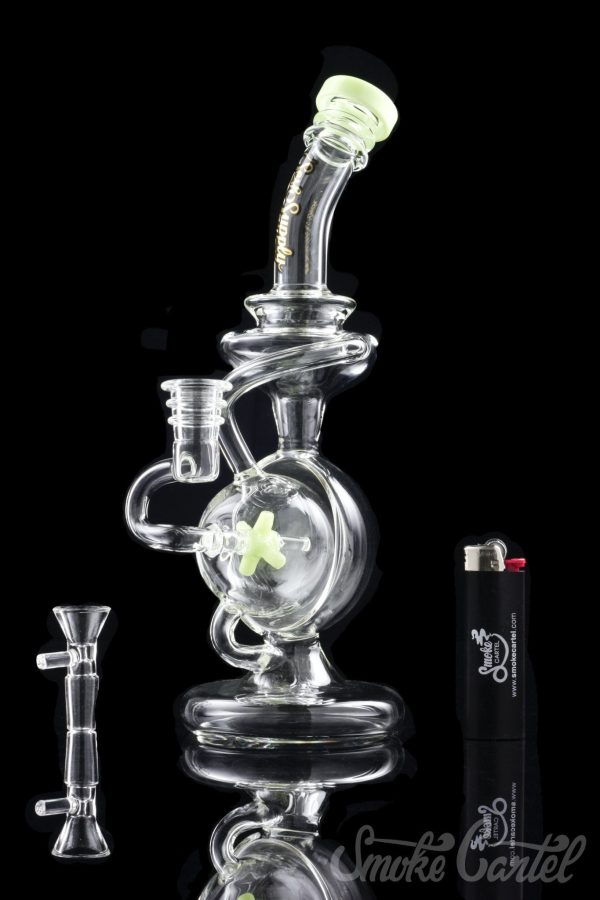 Sesh Supply  Prometheus  Spinning Windmill Perc Hemisphere Recycler Bong For Sale