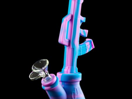 The  Machine Gun  Silicone Water Pipe Online Hot Sale