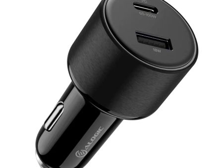 100W Rapid Power Car Charger with 1 X USB-C Port & 1 X USB-A Port Online now