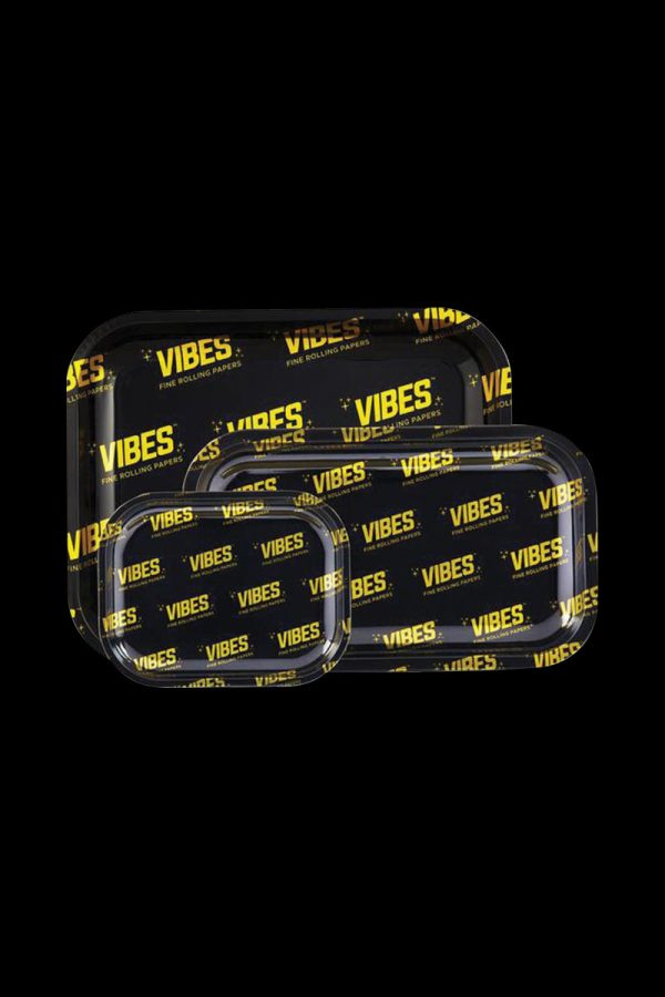 VIBES Allover Logo Metal Rolling Tray Discount