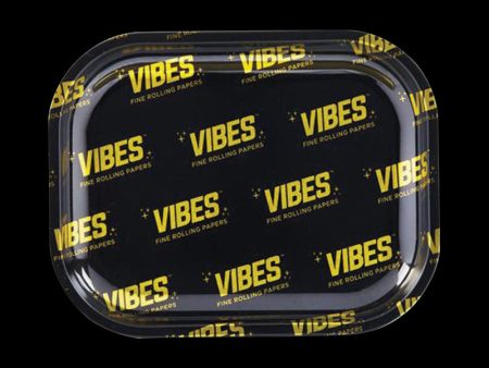 VIBES Allover Logo Metal Rolling Tray Discount