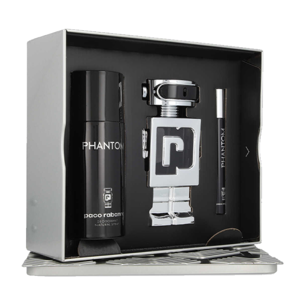 Paco Rabanne Phantom Set Gift for Men Eau de Toilette Discount