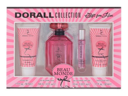 Dorall BEAU MONDE Woman EDP 100ml + 15ml + body milk 50ml + Shower Gel 50ml Sale