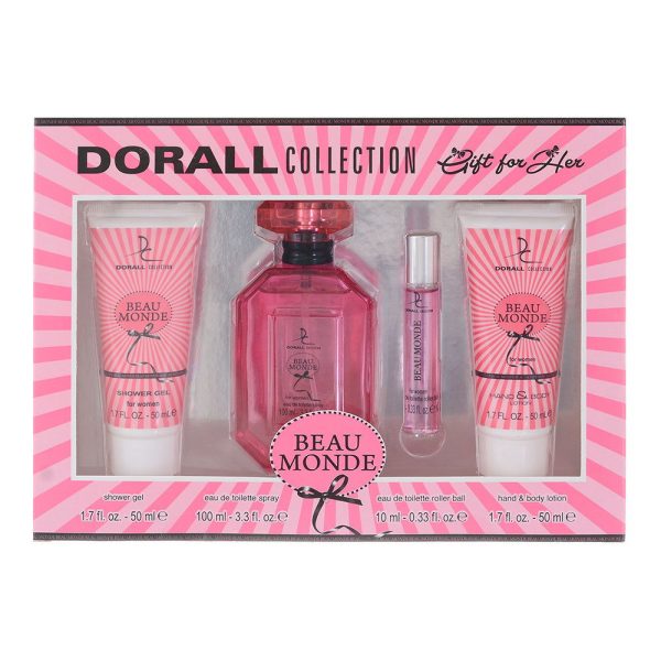 Dorall BEAU MONDE Woman EDP 100ml + 15ml + body milk 50ml + Shower Gel 50ml Sale