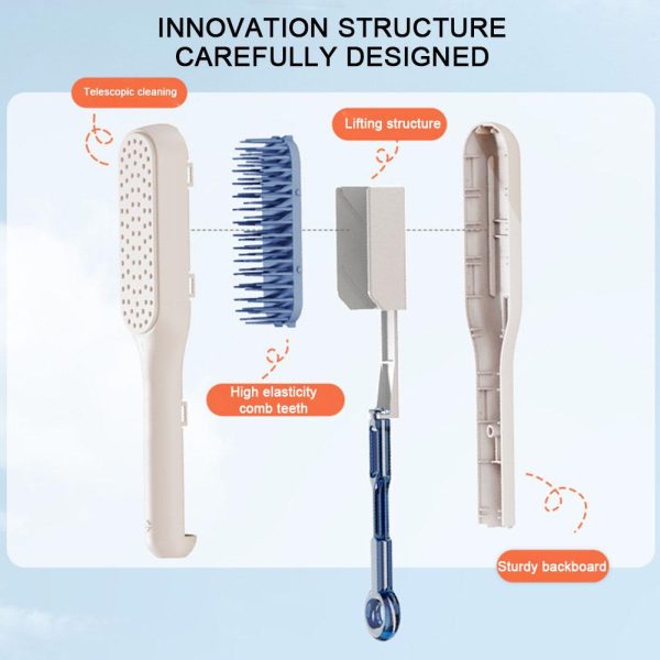 Retractable Self Cleaning Hair Brush Hot on Sale