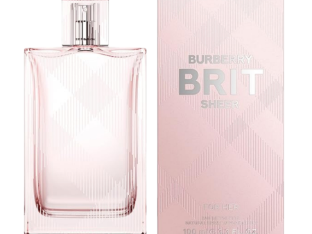 Burberry Brit Sheer For Her Eau De Toilette 100ML Online now