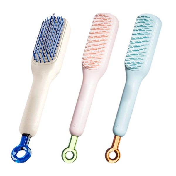 Retractable Self Cleaning Hair Brush Hot on Sale