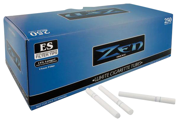 Zen Kingsize Light Cigarette Tubes - 250 Pack Online