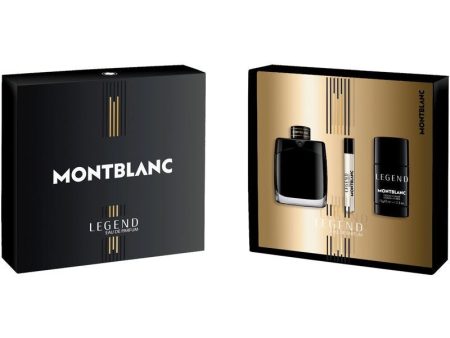 Mont Blanc Legend EDP 100 ml 3 Piece Gift Set For Sale