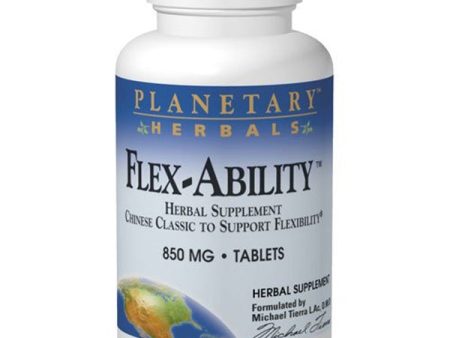 PLANETARY HERBALS - Flex-Ability Herbal Supplement 850 mg - 60 Tablets Discount