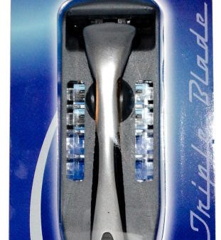 PERSONNA -  Tri-Flexxx Razor Handle with Two Cartridges - Men s 2 Count Online now