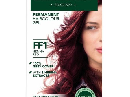 HERBATINT - Permanent Herbal Haircolour Gel FF1 Henna Red - 135 ml Online now